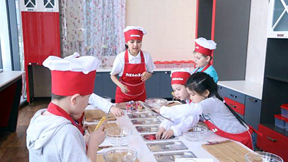 В парке профессий Happylon в Астане открыта кулинарная станция Miele для детей